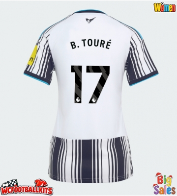 Newcastle United Bazoumana Toure #17 Replica Home Stadium Shirt for Women 2026-27 Short Sleeve